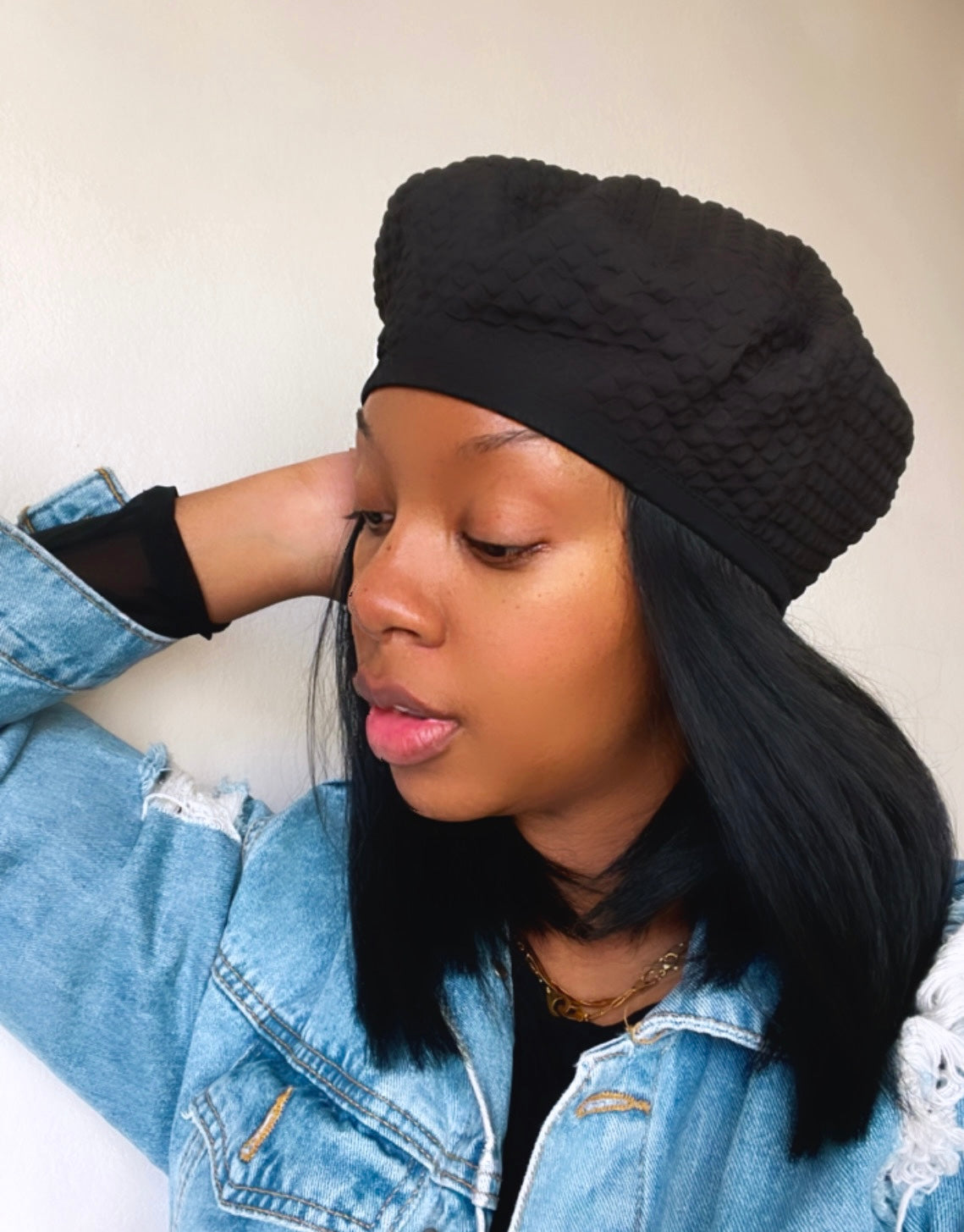 puffer beret