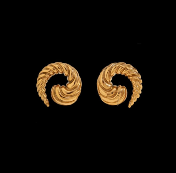 croissant earring