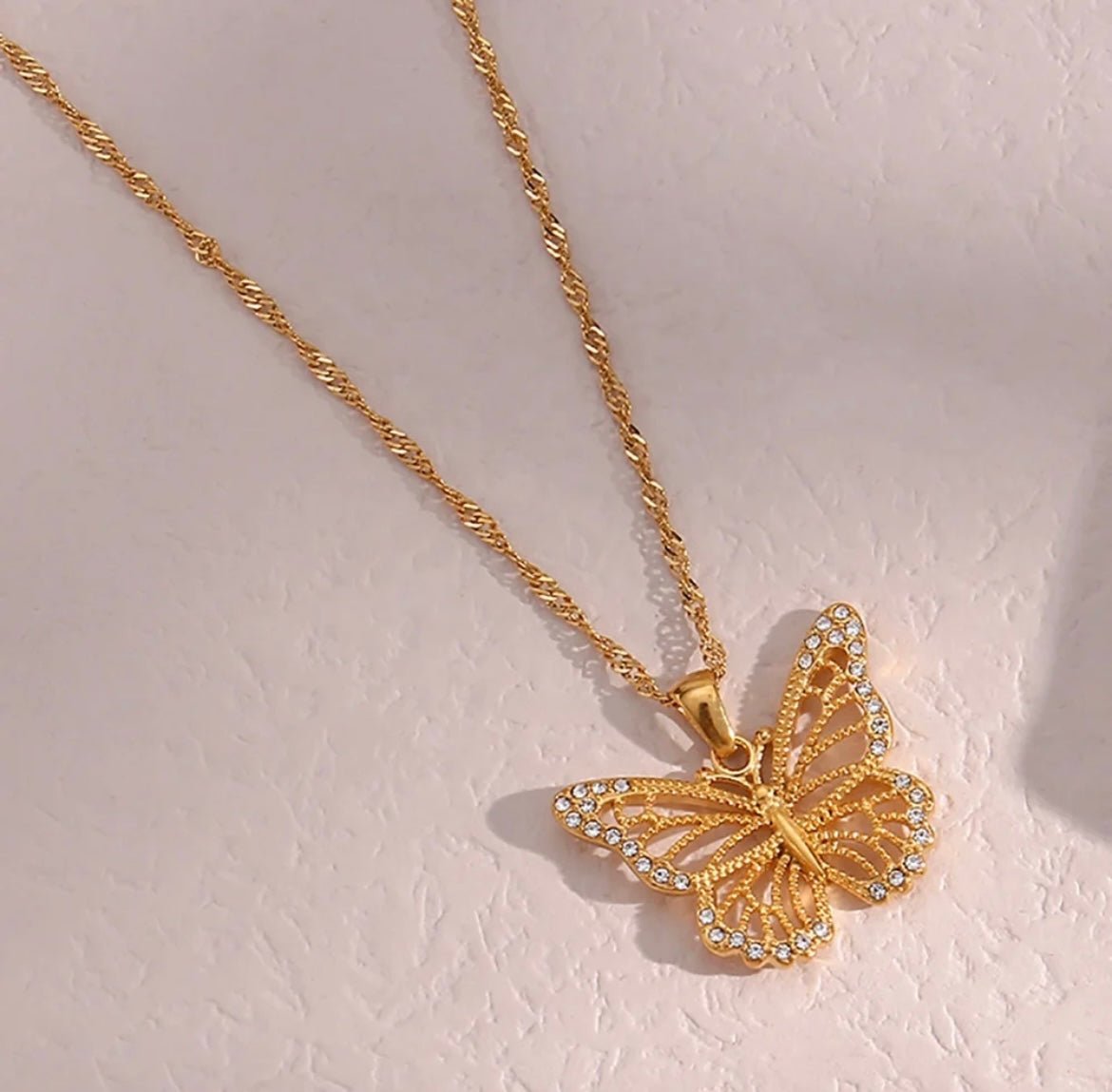 butterfly necklace